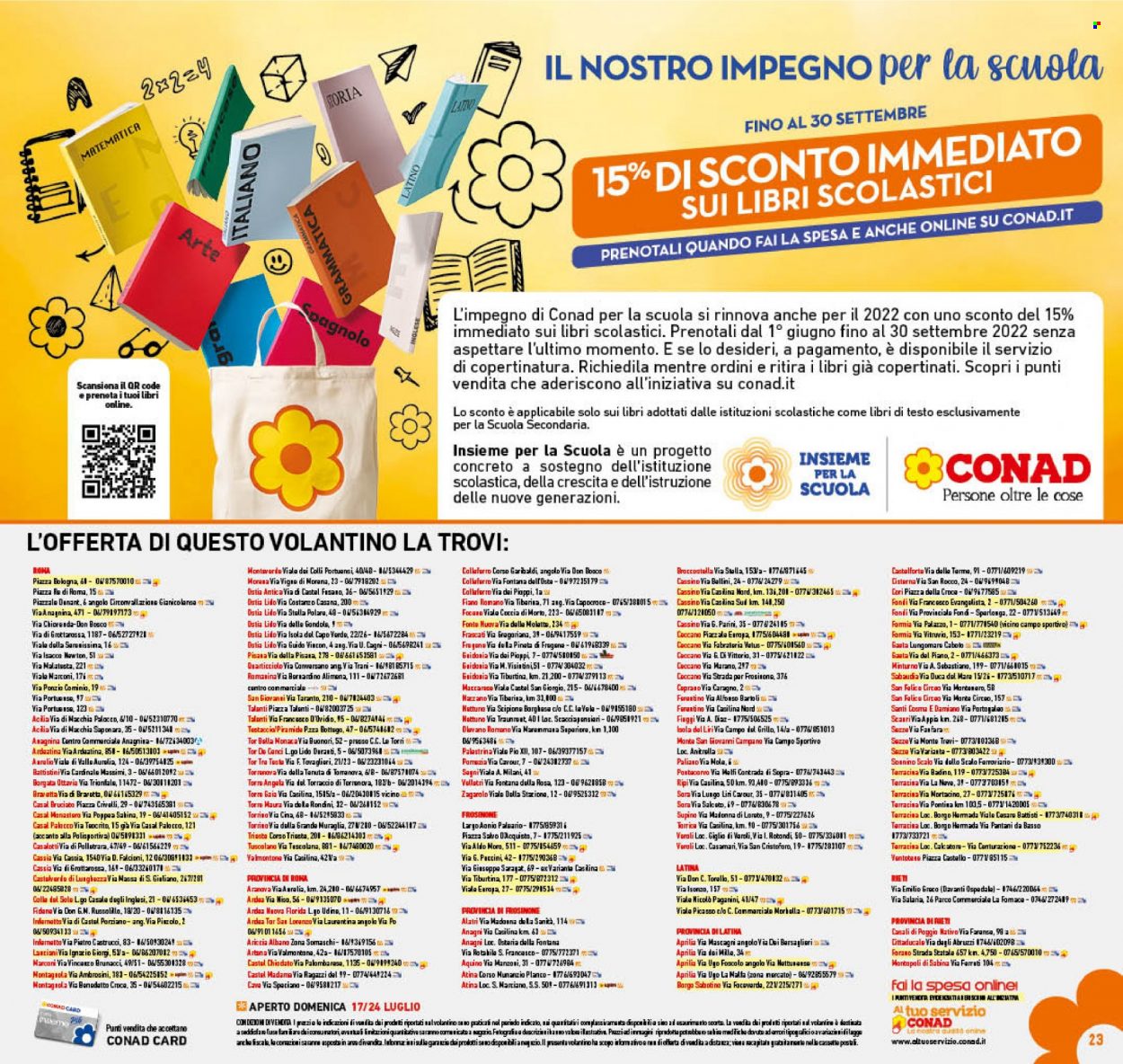 Volantino Conad - 13/7/2022 - 24/7/2022. Pagina 23