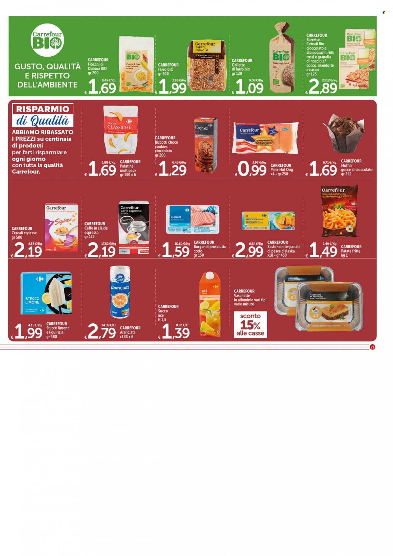 Volantino Carrefour - 14/7/2022 - 24/7/2022. Pagina 23