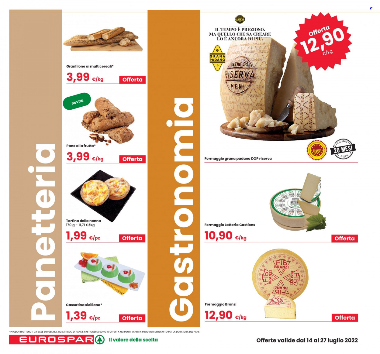 Volantino Eurospar - 14/7/2022 - 27/7/2022. Pagina 10