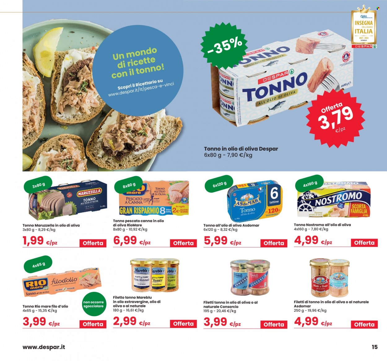 Volantino Eurospar - 14/7/2022 - 27/7/2022. Pagina 15