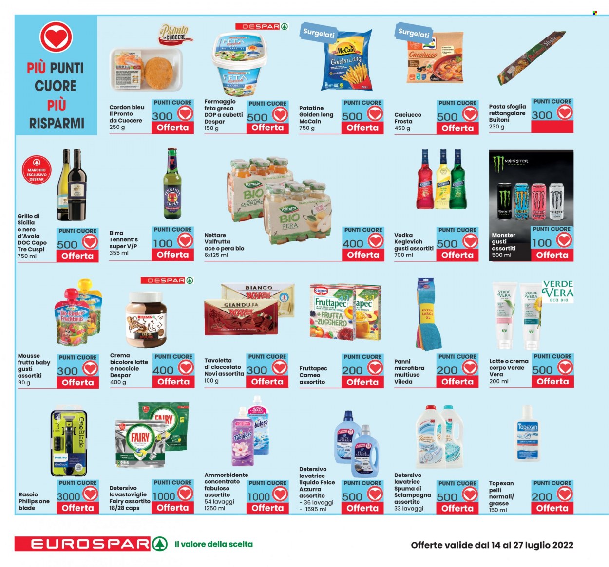 Volantino Eurospar - 14/7/2022 - 27/7/2022. Pagina 22