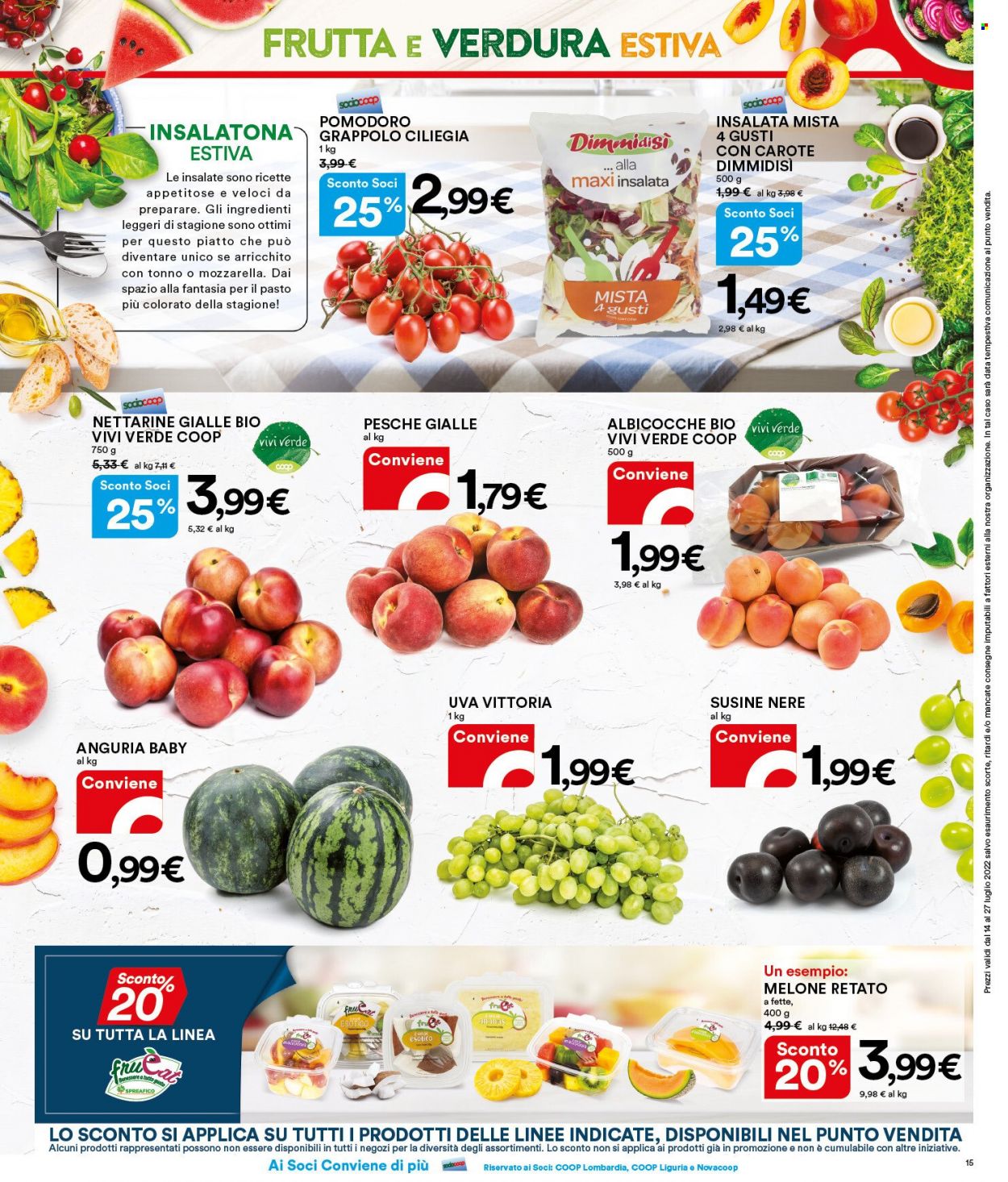 Volantino Coop - 14/7/2022 - 27/7/2022. Pagina 15
