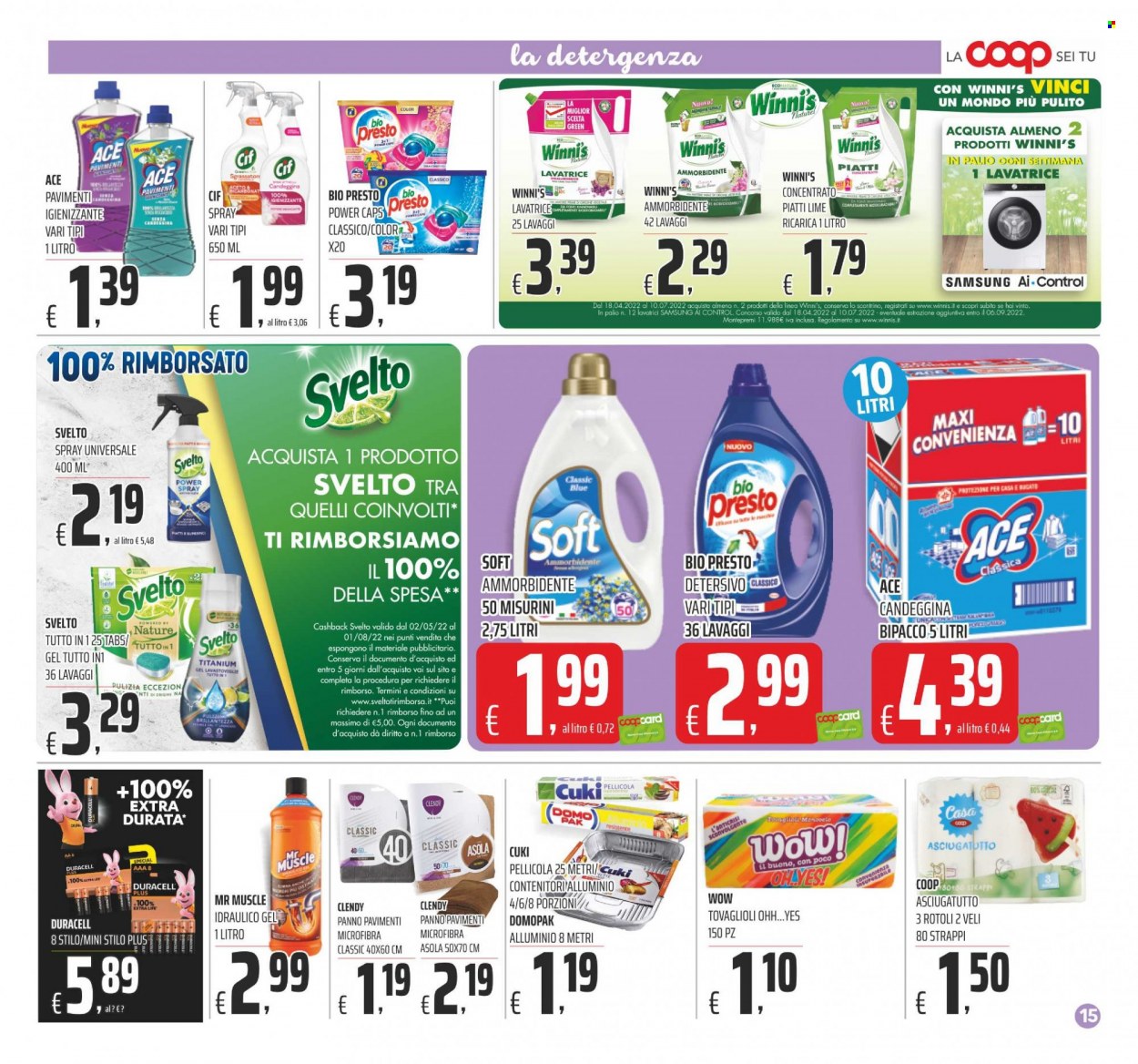 Leták Coop - 14.7.2022 - 26.7.2022. Strana 15