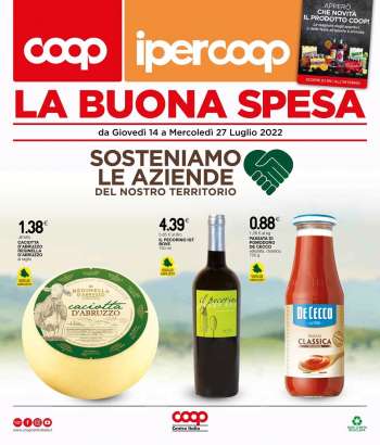 Volantino Coop - 14/7/2022 - 27/7/2022.