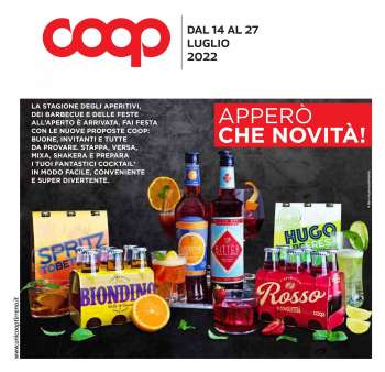 Volantino Coop - 14/7/2022 - 27/7/2022.