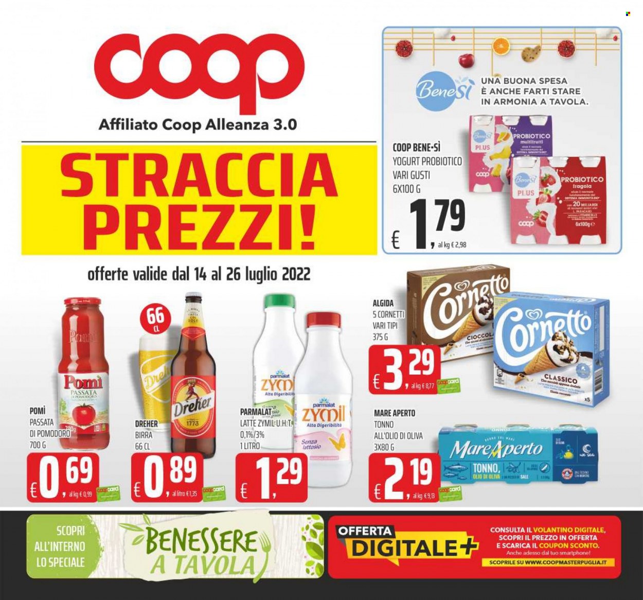 Leták Coop - 14.7.2022 - 26.7.2022. Strana 1