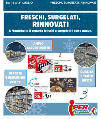 Volantino Iper, La grande i - 18/7/2022 - 31/7/2022.
