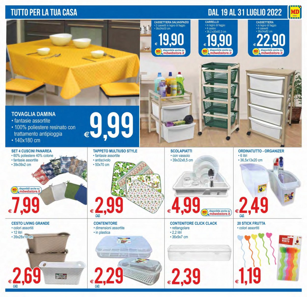 Volantino MD Discount - 19/7/2022 - 31/7/2022. Pagina 19
