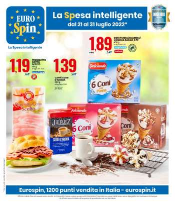 Volantino EuroSpin - 21/7/2022 - 31/7/2022.