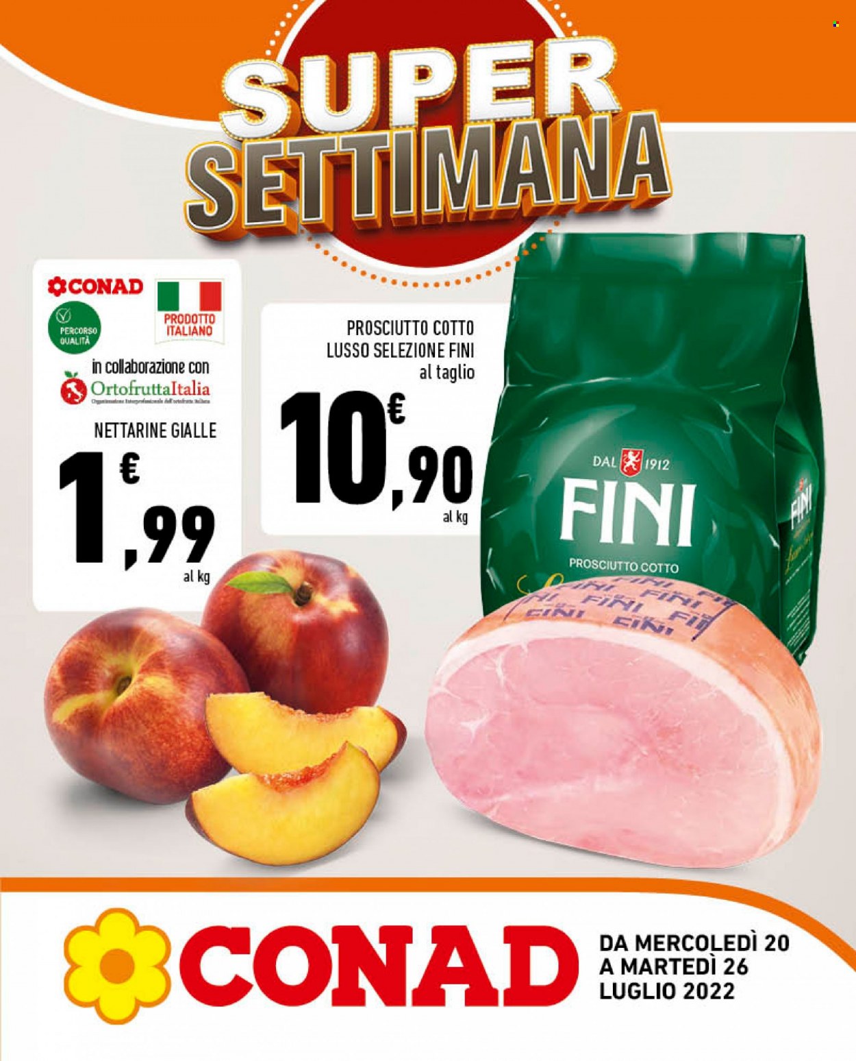 Leták Conad - 20.7.2022 - 26.7.2022. Strana 1
