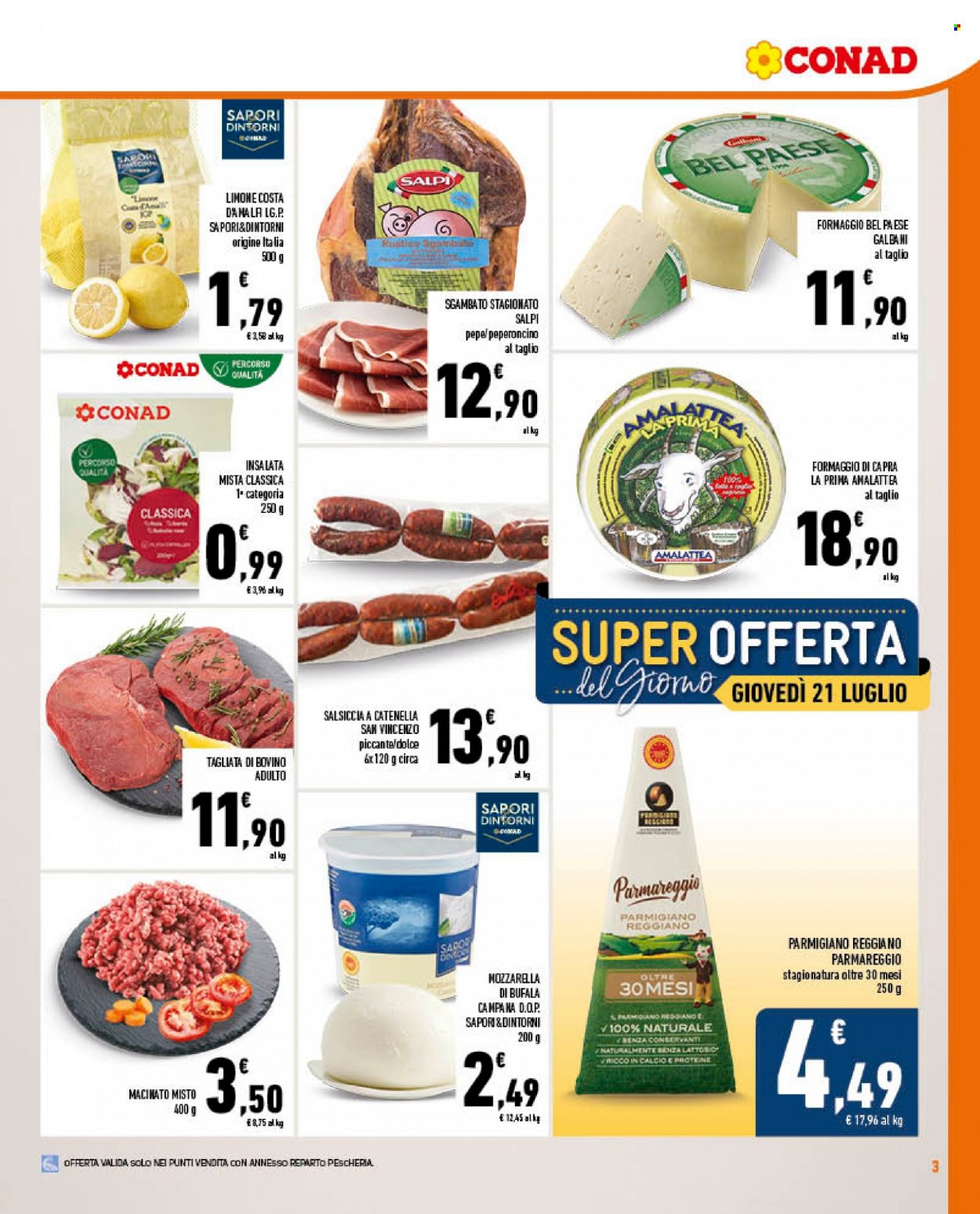 Volantino Conad - 20/7/2022 - 26/7/2022. Pagina 3