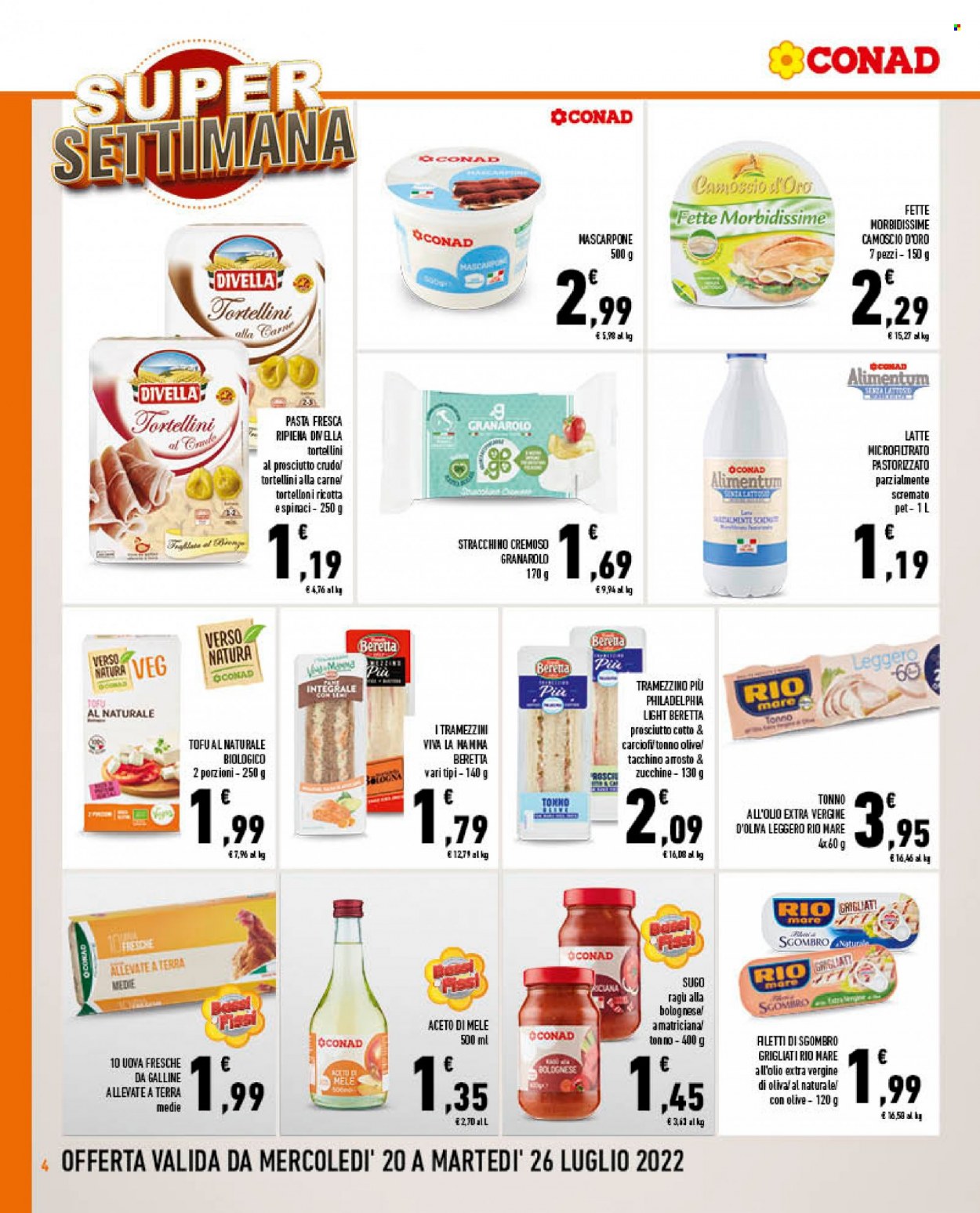 Leták Conad - 20.7.2022 - 26.7.2022. Strana 4