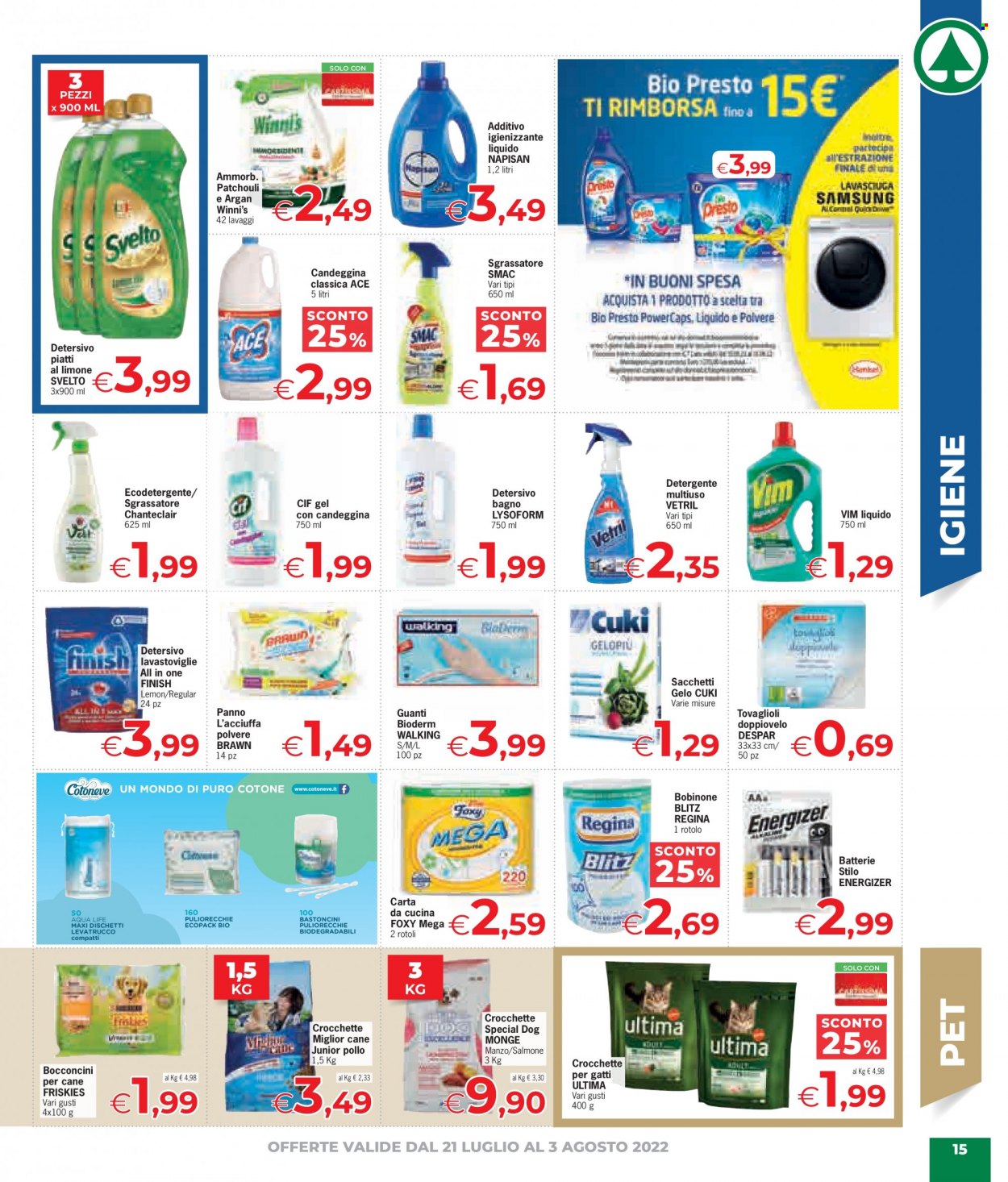 Volantino Despar - 21/7/2022 - 3/8/2022. Pagina 15