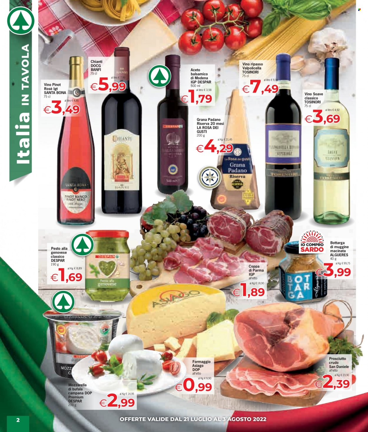 Volantino Eurospar - 21/7/2022 - 3/8/2022. Pagina 2