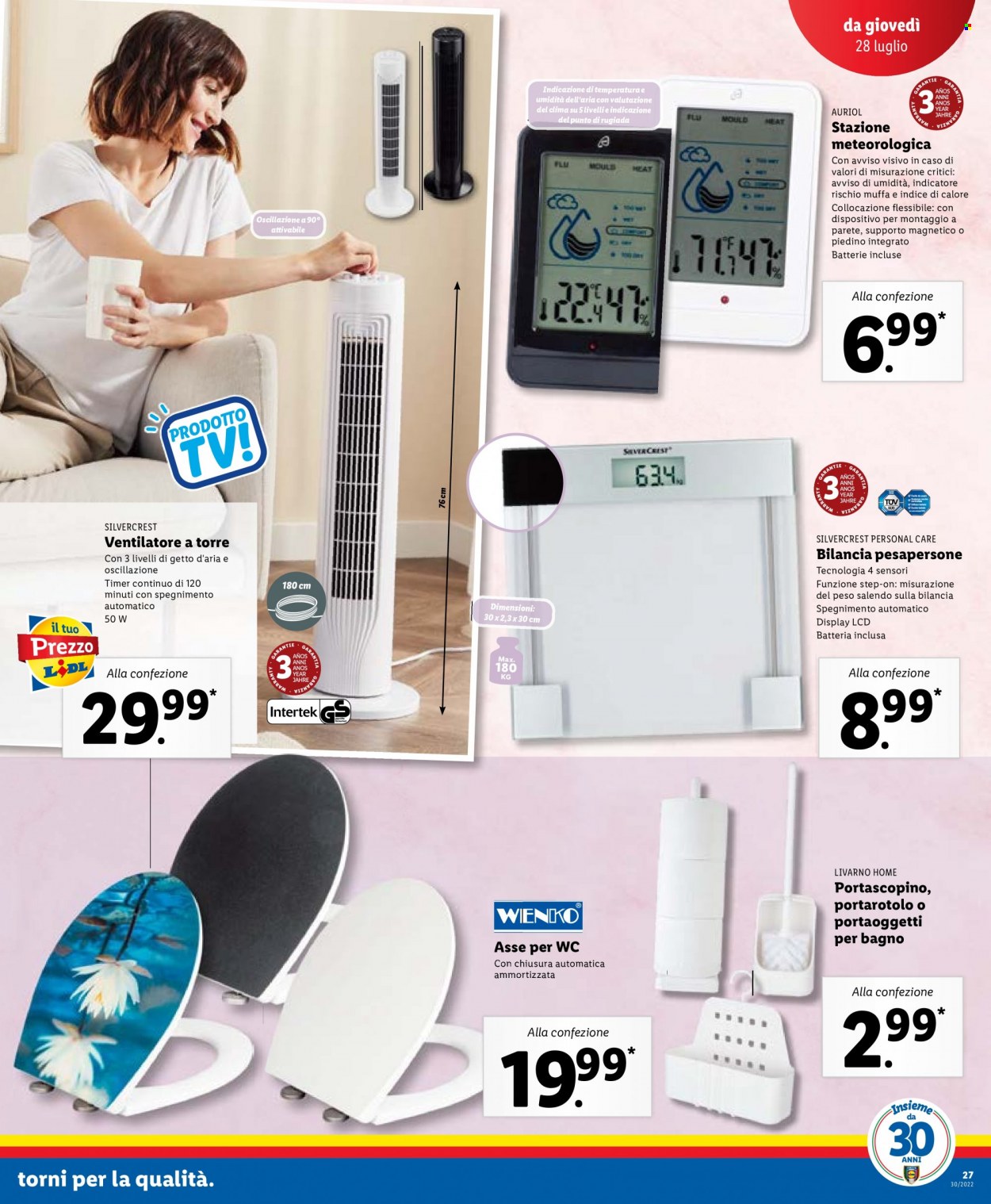 Volantino Lidl - 25/7/2022 - 31/7/2022. Pagina 27