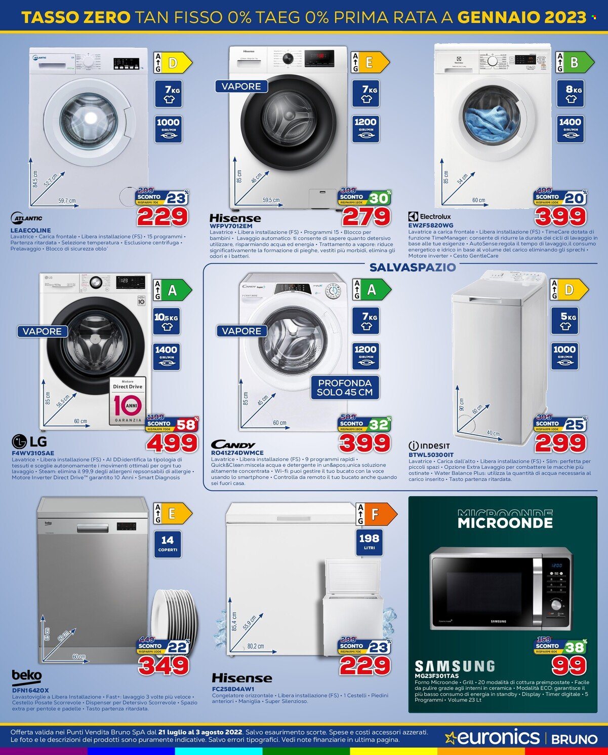 Volantino Euronics - 21/7/2022 - 3/8/2022. Pagina 3