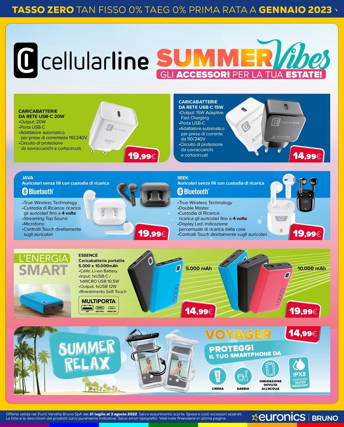 Volantino Euronics - 21/7/2022 - 3/8/2022. Pagina 12