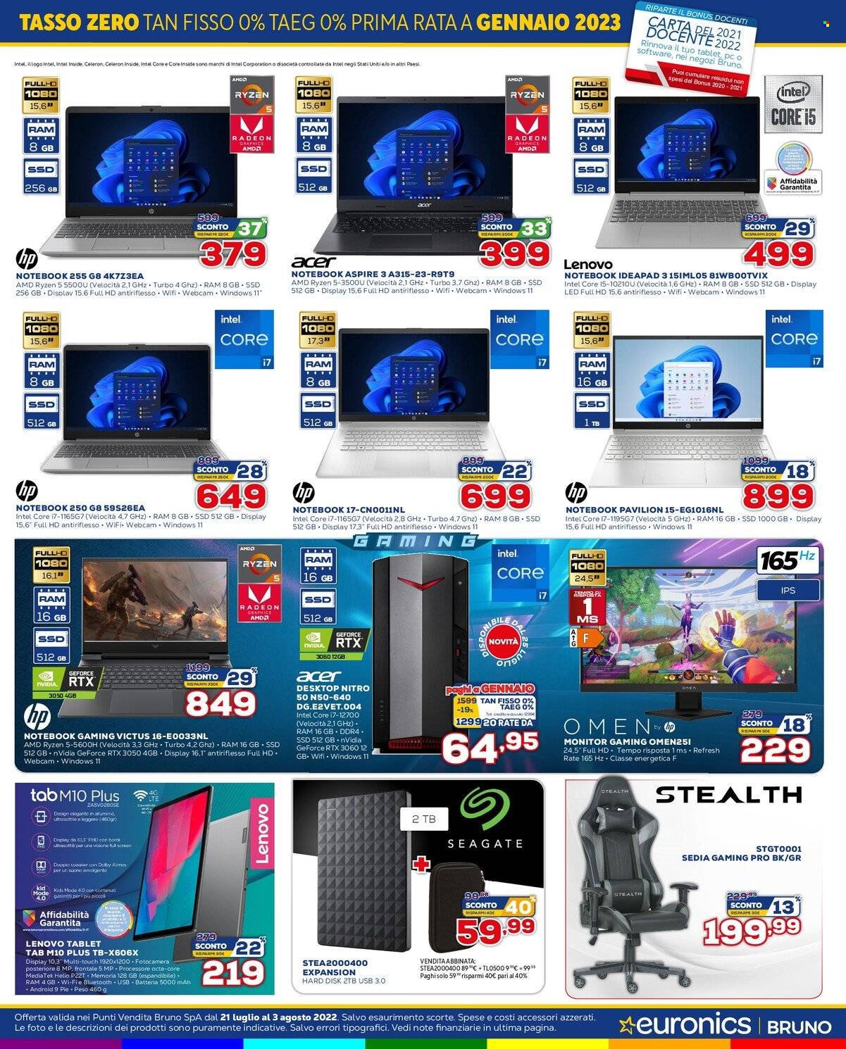 Volantino Euronics - 21/7/2022 - 3/8/2022. Pagina 17
