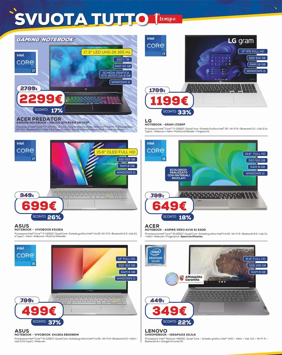 Volantino Euronics - 21/7/2022 - 3/8/2022. Pagina 23