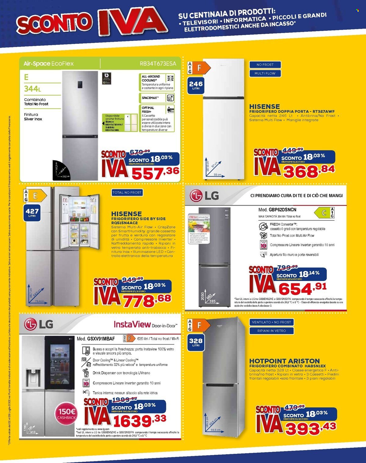 Volantino Euronics - 22/7/2022 - 26/7/2022. Pagina 10