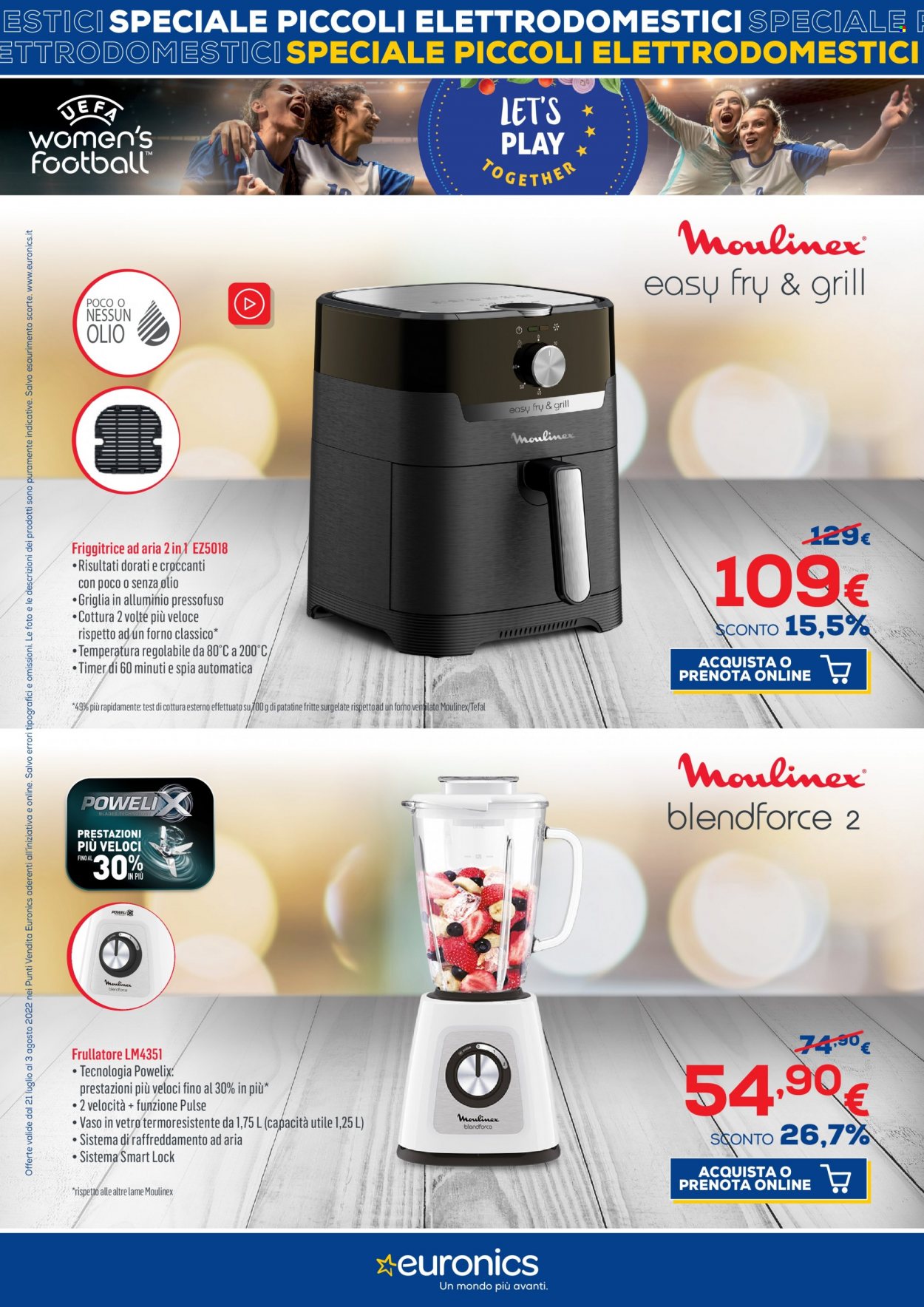 Volantino Euronics - 21/7/2022 - 3/8/2022. Pagina 3