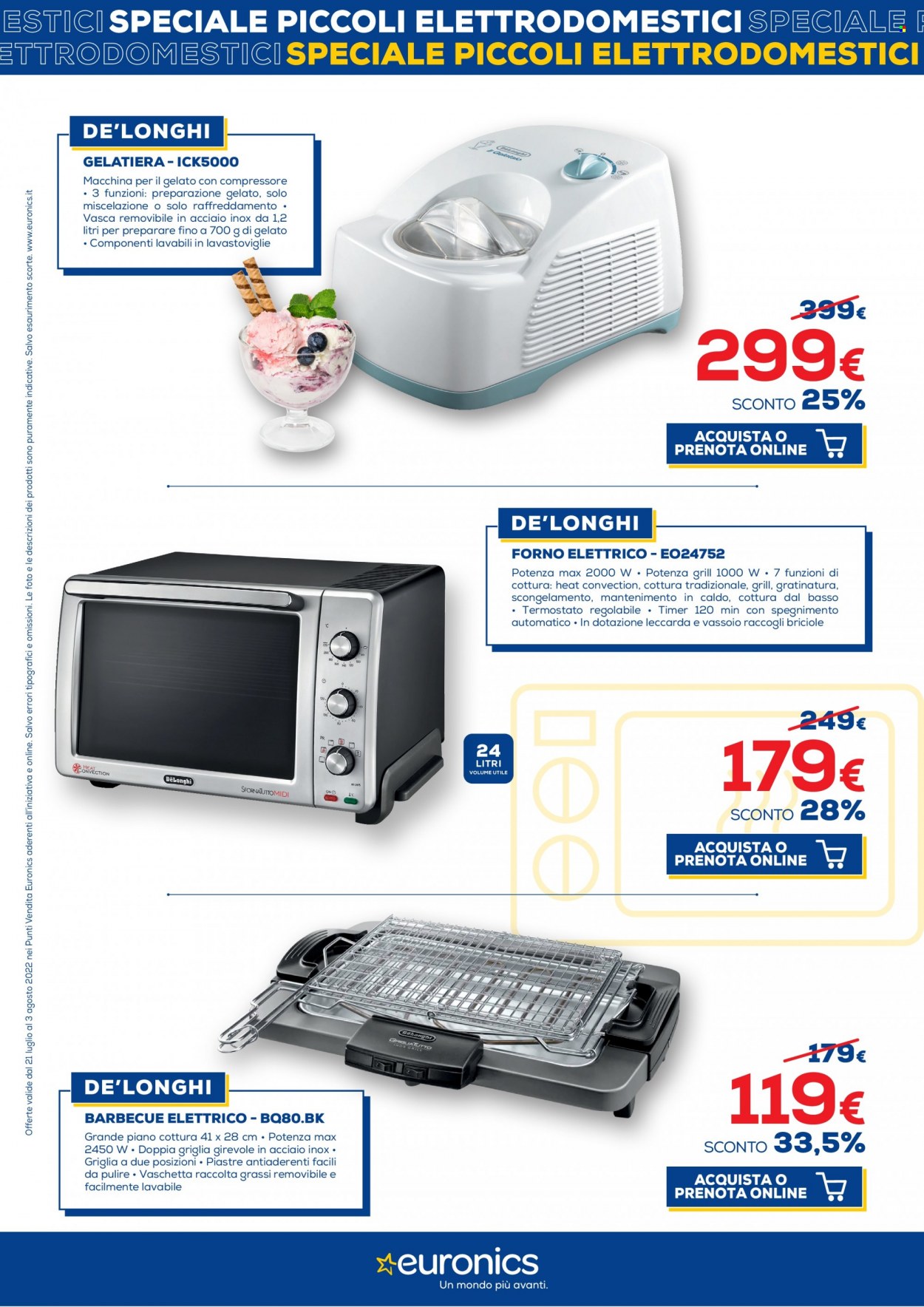 Volantino Euronics - 21/7/2022 - 3/8/2022. Pagina 9