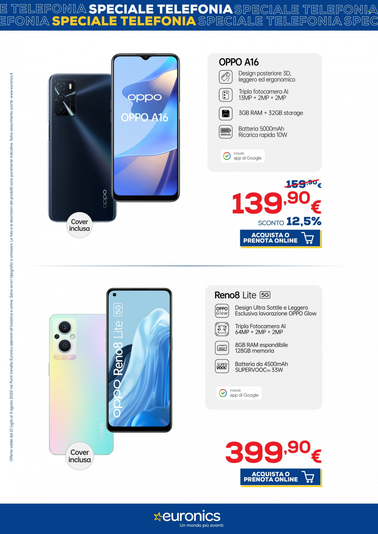 Volantino Euronics - 21/7/2022 - 3/8/2022. Pagina 10