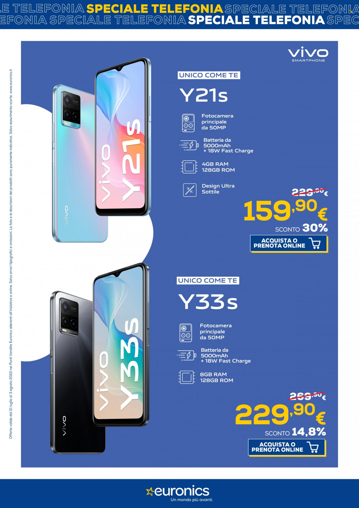 Volantino Euronics - 21/7/2022 - 3/8/2022. Pagina 13