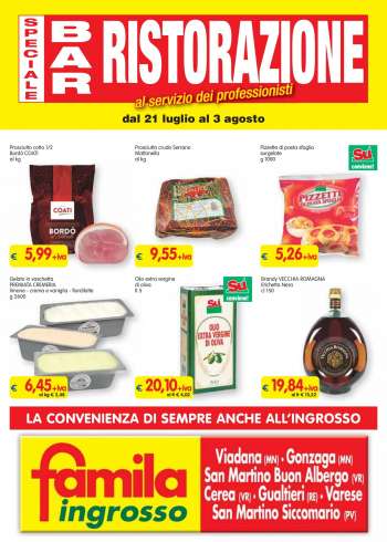 Volantino Famila - 21/7/2022 - 3/8/2022.