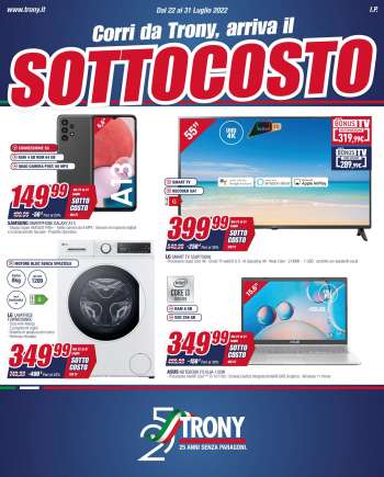 Volantino Trony - 22/7/2022 - 31/7/2022.