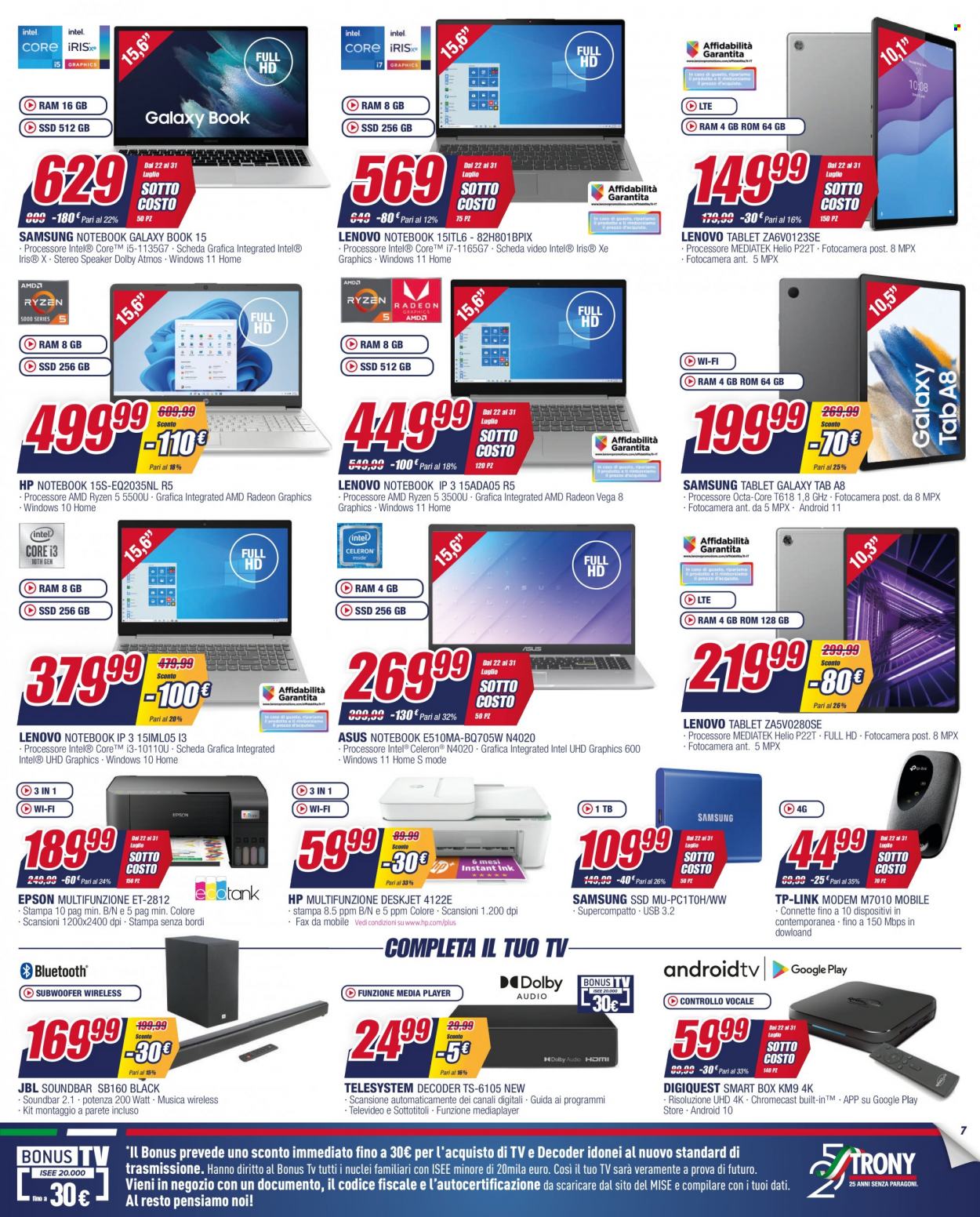 Volantino Trony - 22/7/2022 - 31/7/2022. Pagina 7