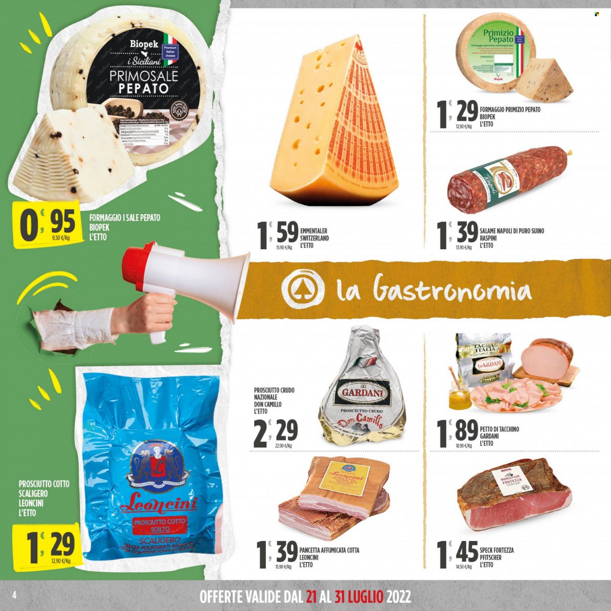 Volantino Eurospar - 21/7/2022 - 31/7/2022. Pagina 4
