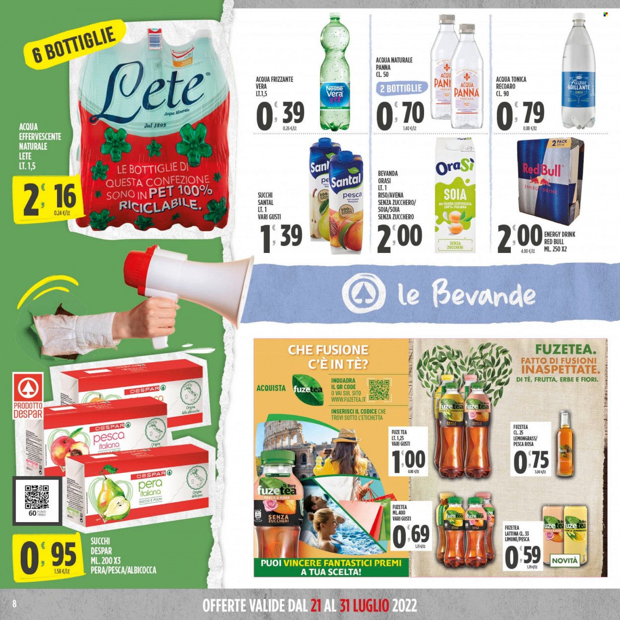 Volantino Eurospar - 21/7/2022 - 31/7/2022. Pagina 8