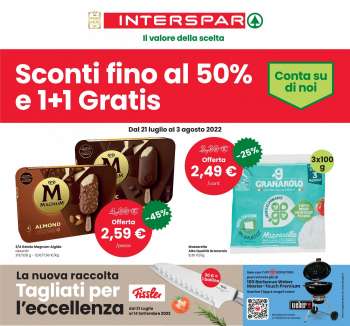 Volantino Interspar - 21/7/2022 - 3/8/2022.
