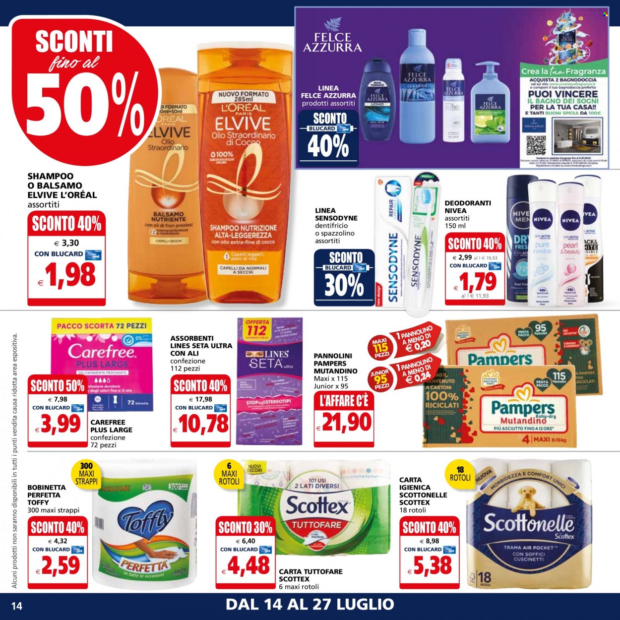 Volantino Il Gigante - 14/7/2022 - 27/7/2022. Pagina 14