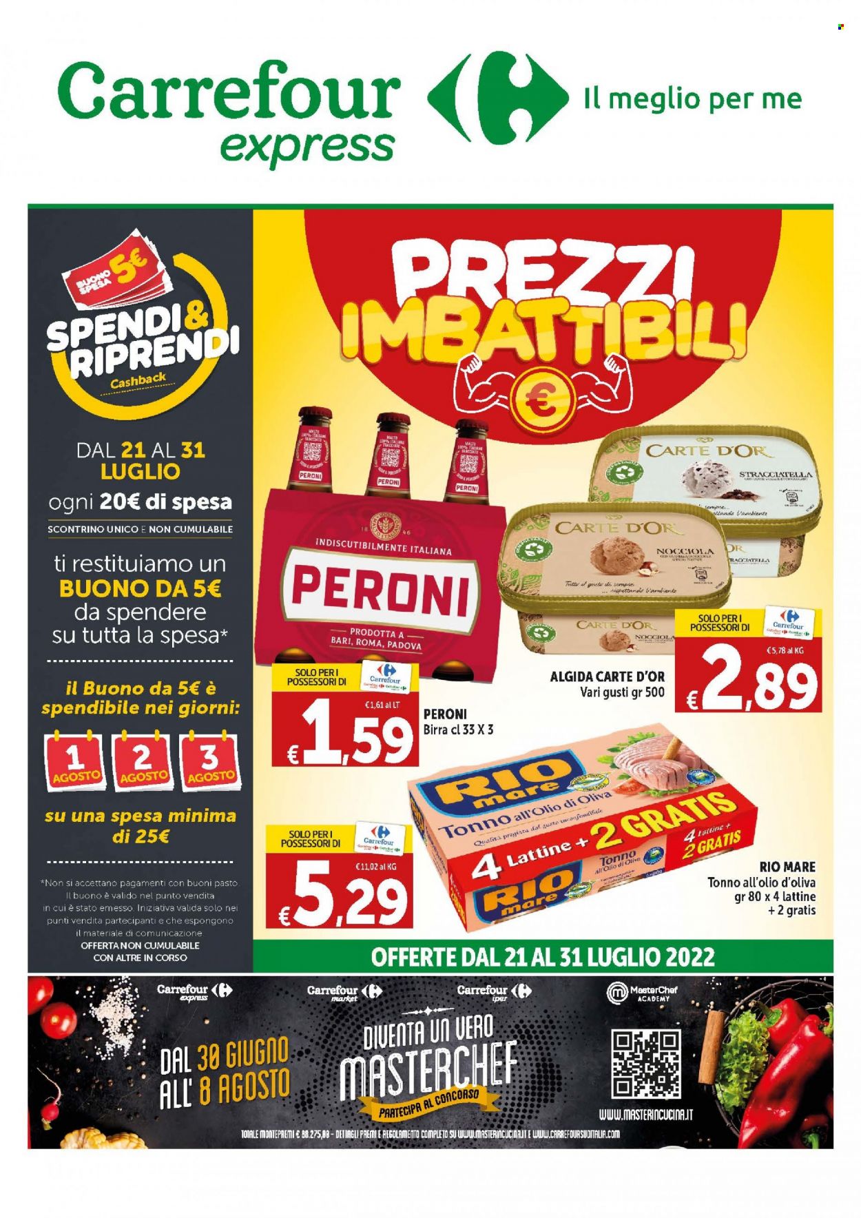 Leták Carrefour - 21.7.2022 - 31.7.2022. Strana 1
