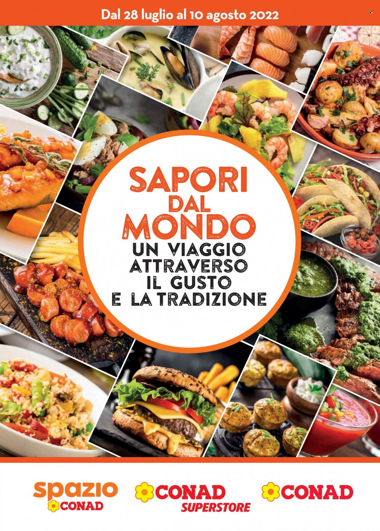 Volantino Conad - 28/7/2022 - 10/8/2022. Pagina 1