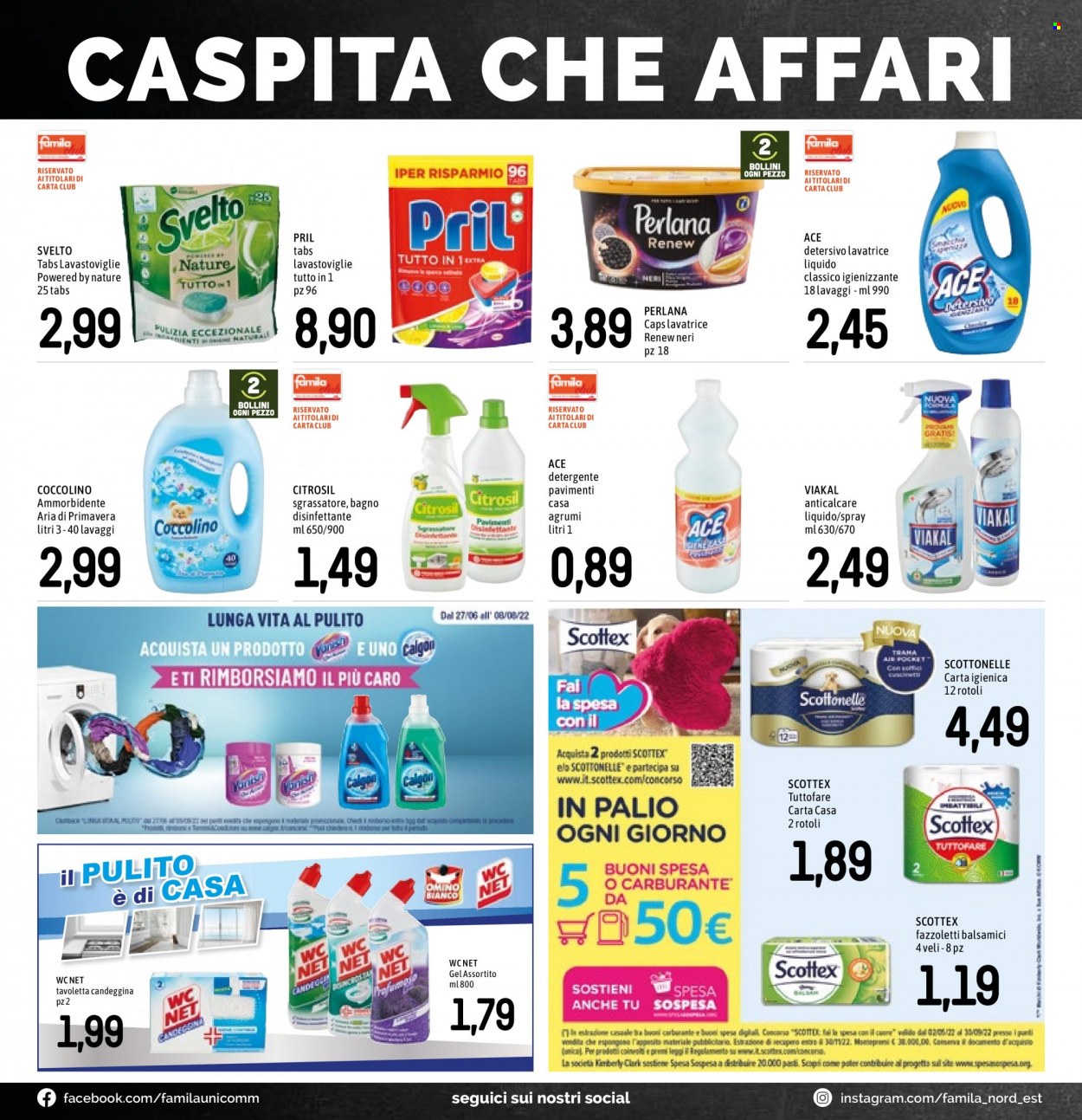 Volantino Famila - 21/7/2022 - 3/8/2022. Pagina 18