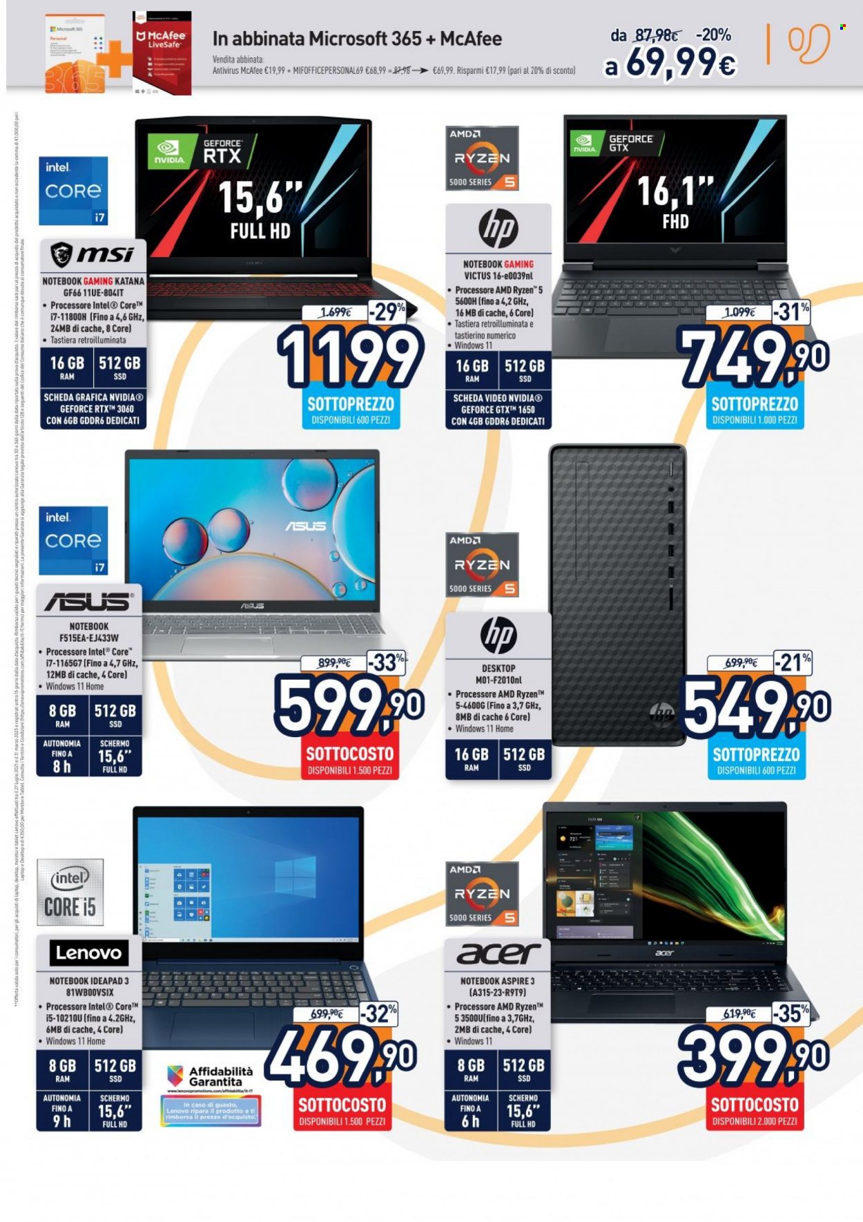 Volantino Unieuro - 22/7/2022 - 31/7/2022. Pagina 9