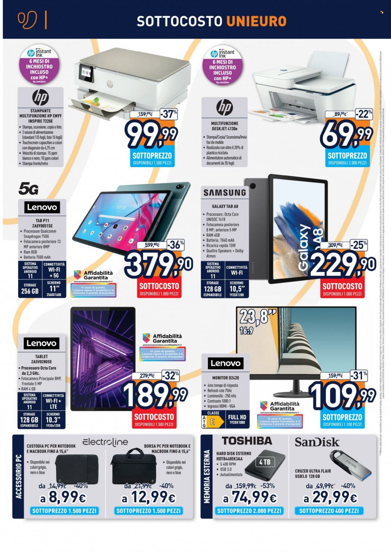 Volantino Unieuro - 22/7/2022 - 31/7/2022. Pagina 10