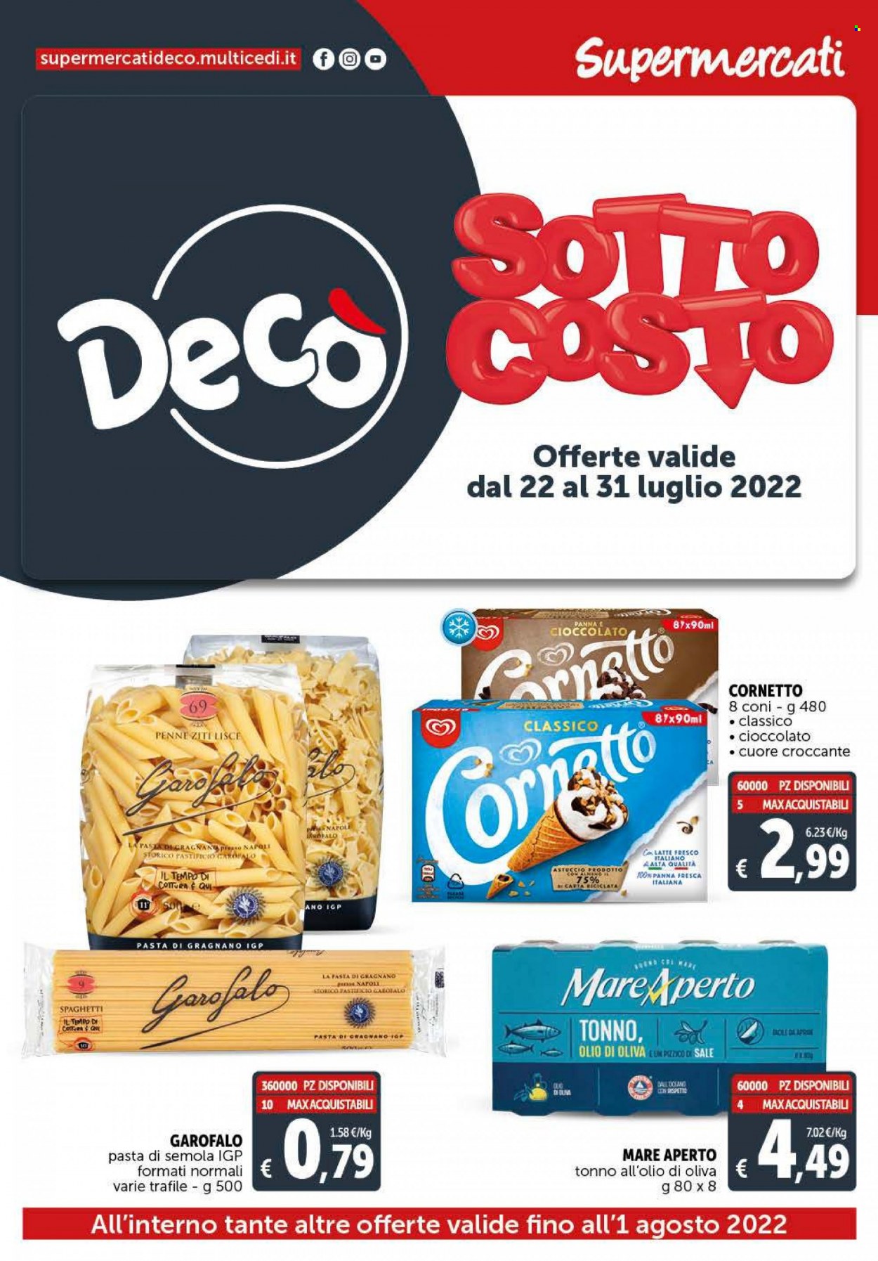 Leták Deco - 22.7.2022 - 31.7.2022. Strana 1