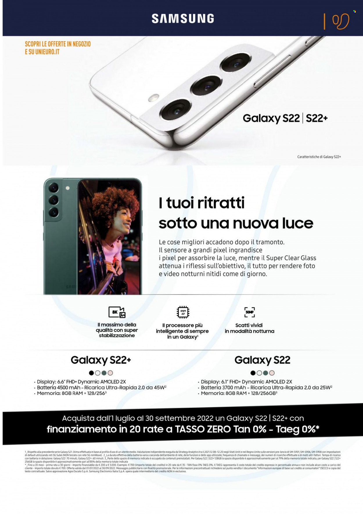 Volantino Unieuro - 22/7/2022 - 31/7/2022. Pagina 3