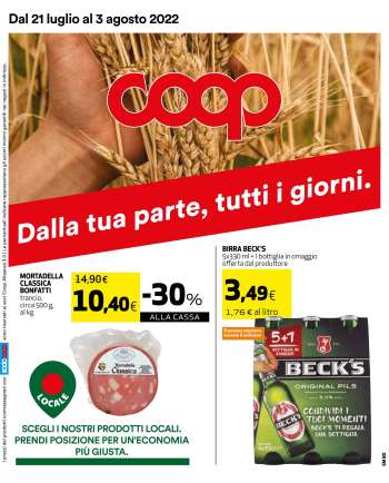 Volantino Coop - 21/7/2022 - 3/8/2022.
