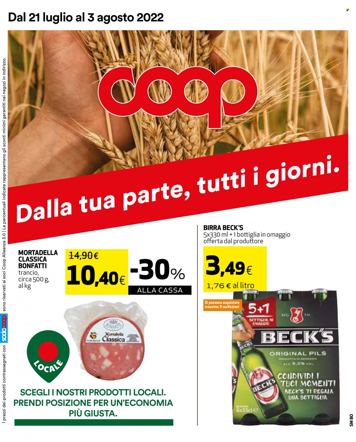 Leták Coop - 21.7.2022 - 3.8.2022. Strana 1