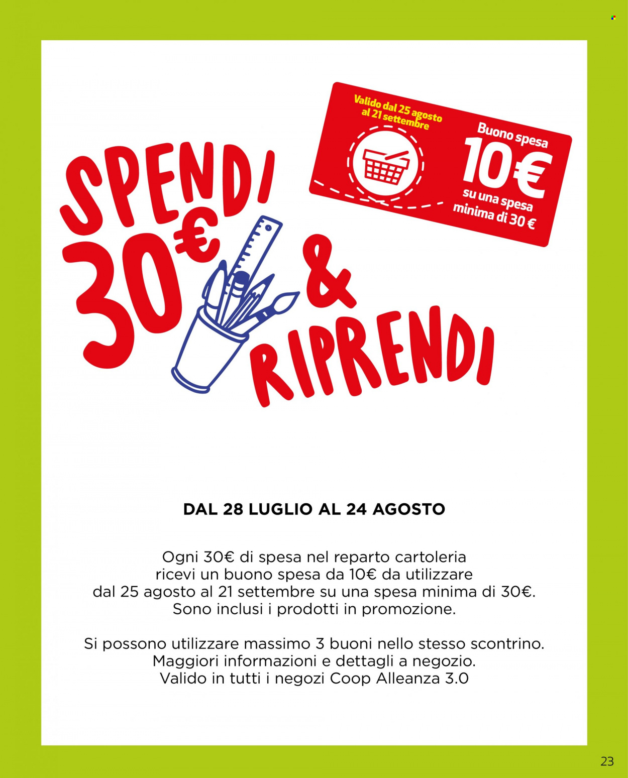 Leták Coop - 21.7.2022 - 3.8.2022. Strana 23