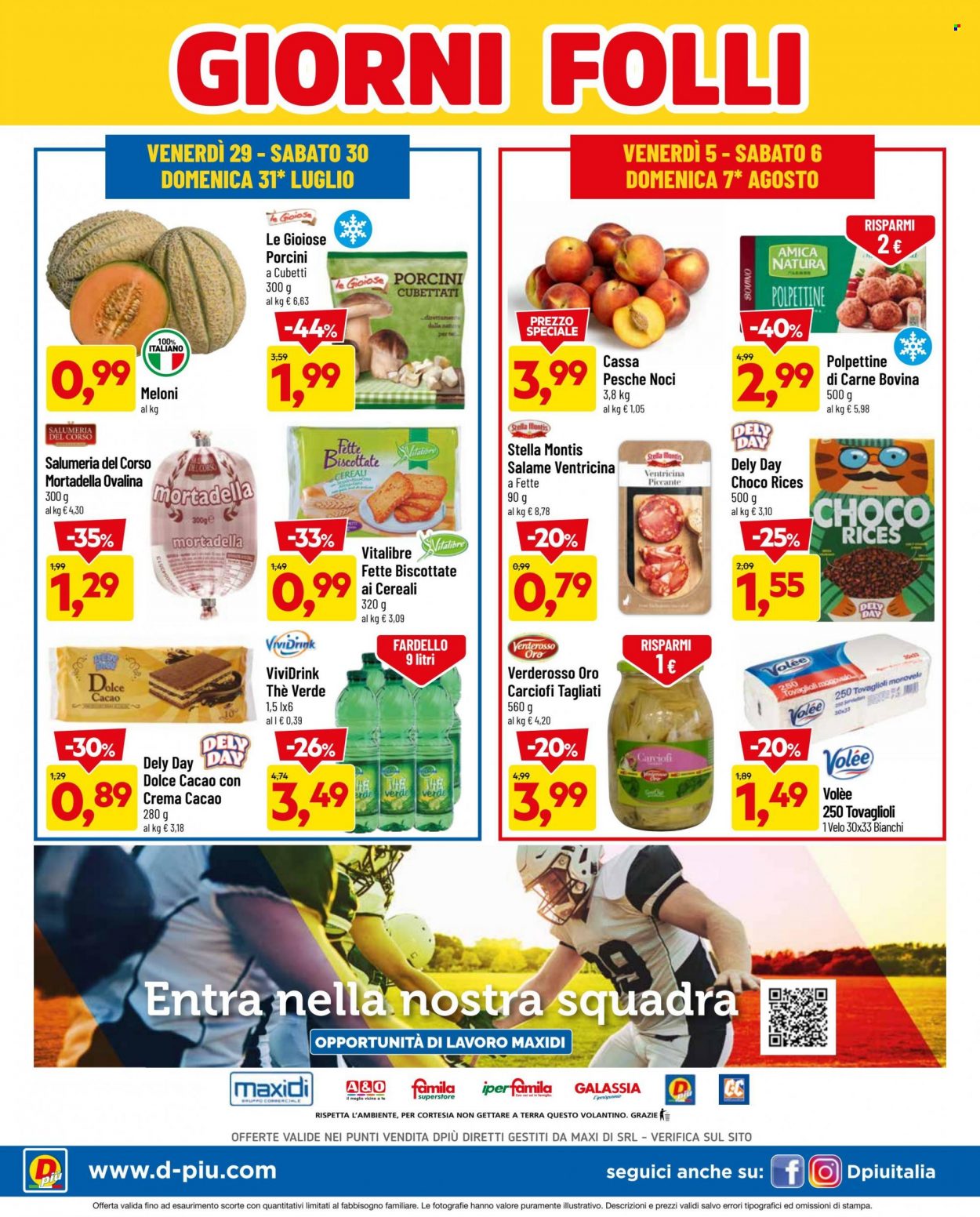 Volantino Dpiù - 25/7/2022 - 7/8/2022. Pagina 16