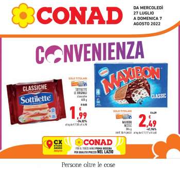 Volantino Conad - 27/7/2022 - 7/8/2022.