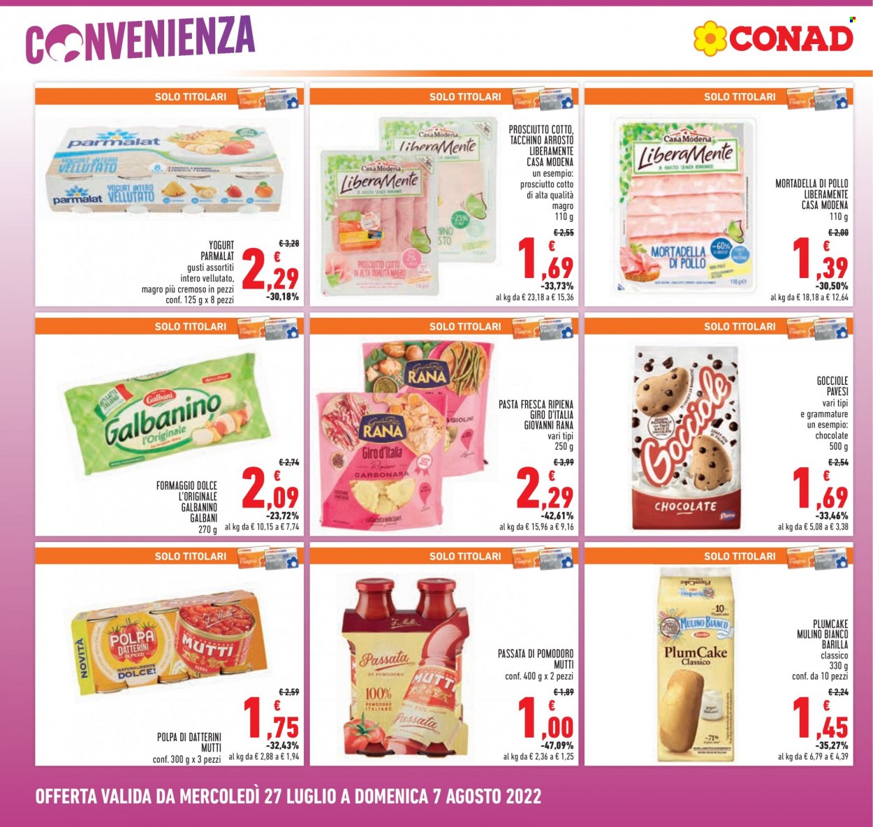 Volantino Conad - 27/7/2022 - 7/8/2022. Pagina 2