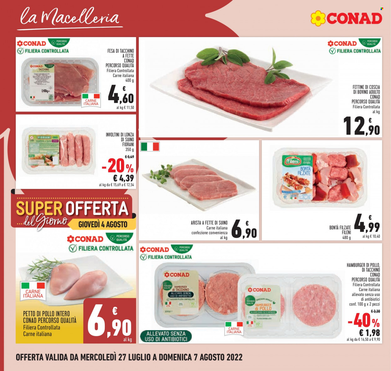 Volantino Conad - 27/7/2022 - 7/8/2022. Pagina 4