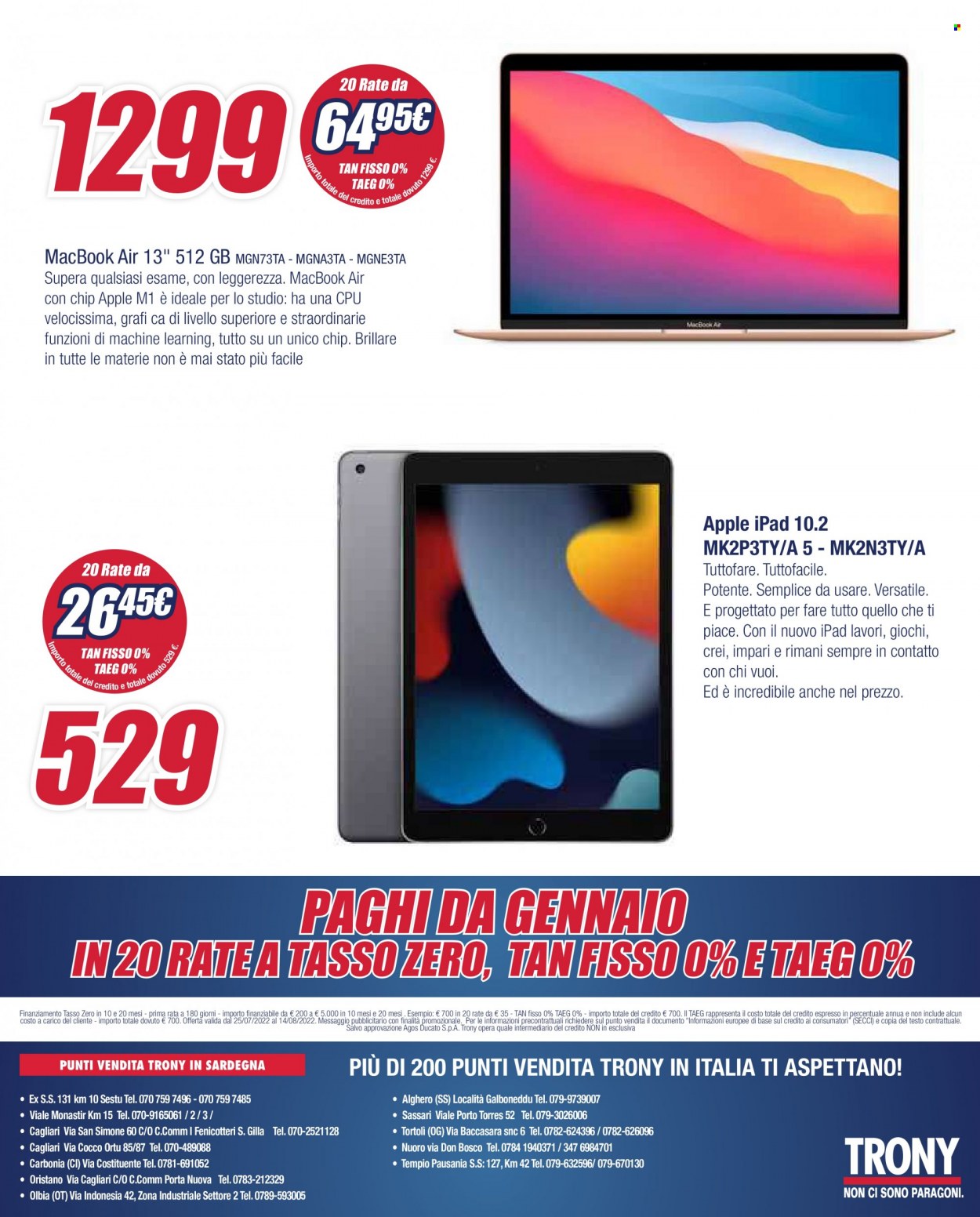 Volantino Trony - 25/7/2022 - 14/8/2022. Pagina 30